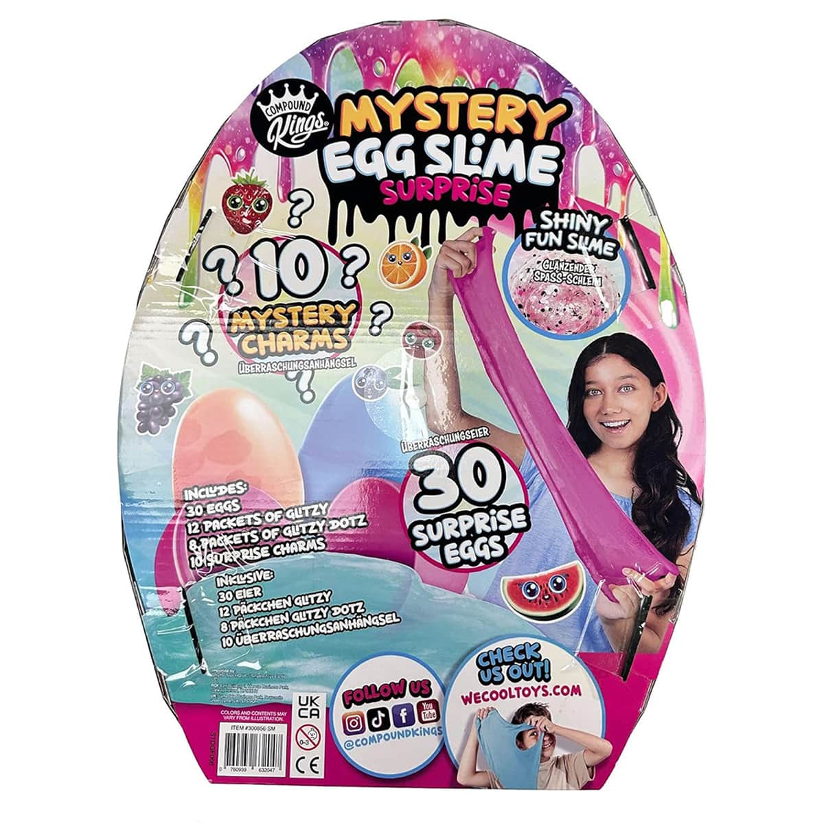 Compound Kings Mystery Egg Surprise Gift Slime & Slime Set Unisex, 5-7 Years