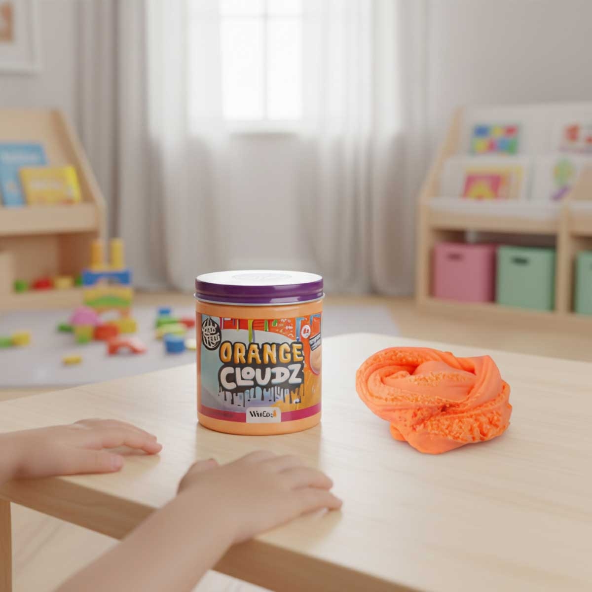 معجون تشكيل كومباوند كينجز بنكهة البرتقال والمانجو والتانجو، مناسب للجنسين، من 5 إلى 7 سنوات