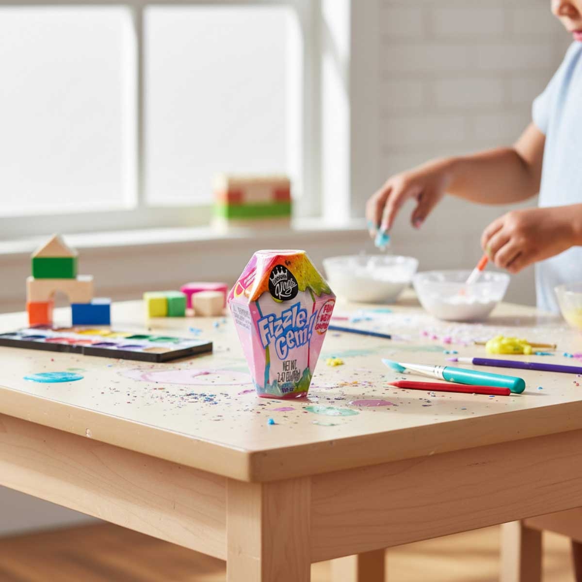 معجون تشكيل متعدد الألوان من كومباوند كينجز، لون وردي فوار، مناسب للجنسين، من 5 إلى 7 سنوات