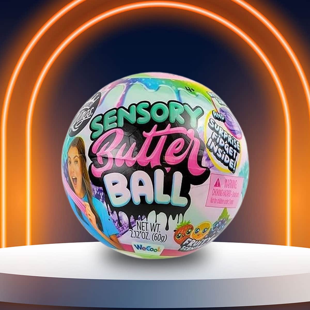 Compound Kings Sensory Butter Ball Slime Set Unisex, 3-4 Years