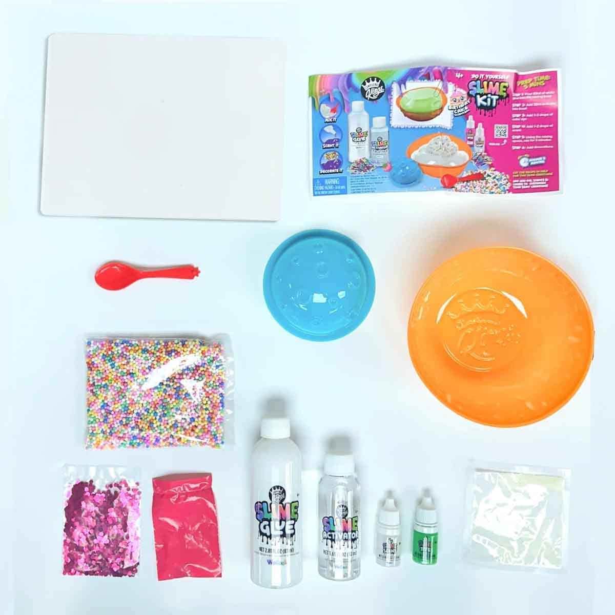 Compound Kings Slime Kit & Whipped Bingsu Unicorn Assorted Cupcake Slime Bundle Pack Unisex, 5-7 Years