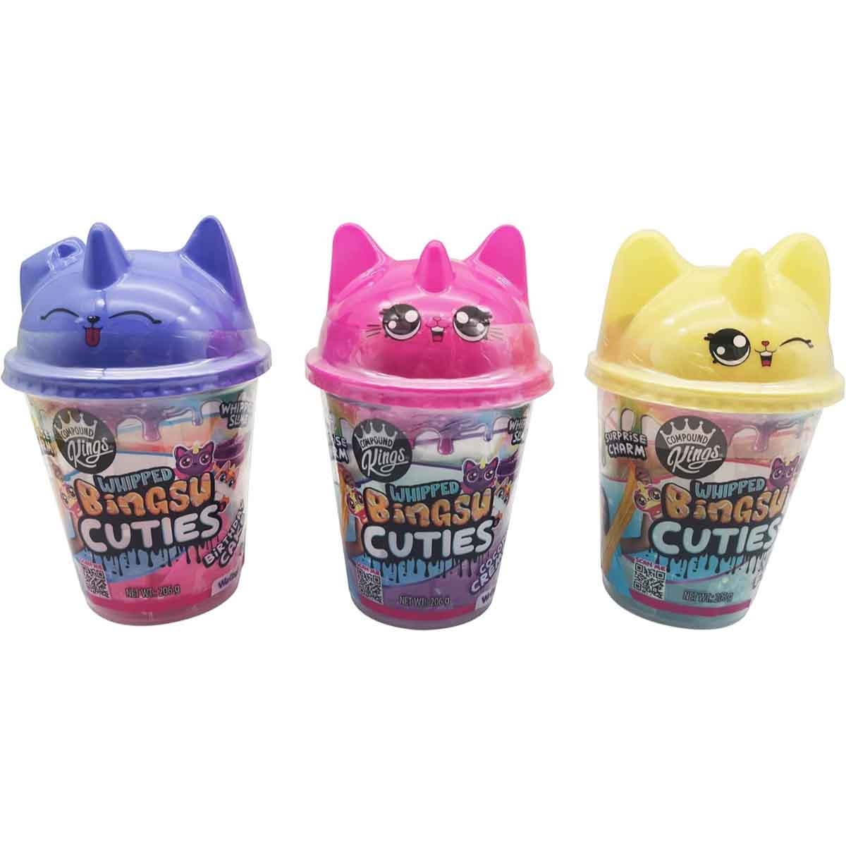 Compound Kings Whipped Bingsu Unicorn Assorted Cupcake Slime Unisex, 5-7 Years