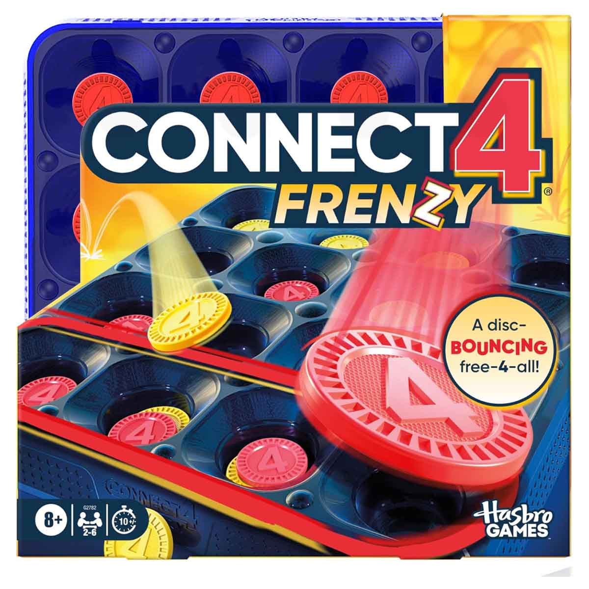 Connect 4 Frenzy Board Game Unisex, 8-10 Years