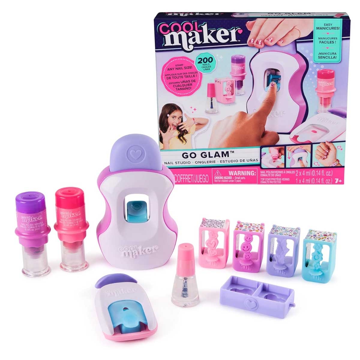 Cool Maker Go Glam Nail Studio Dress-Up Accessories Girls, 8-10 Years