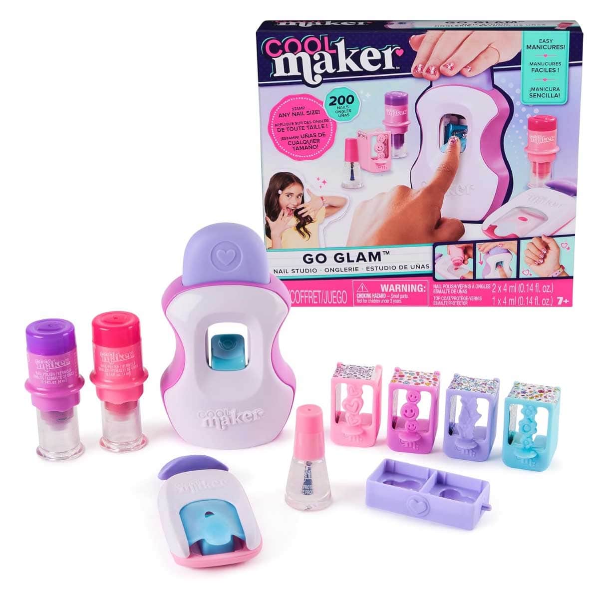 Cool Maker Go Glam Nail Studio Dress-Up Accessories Girls, 8-10 Years