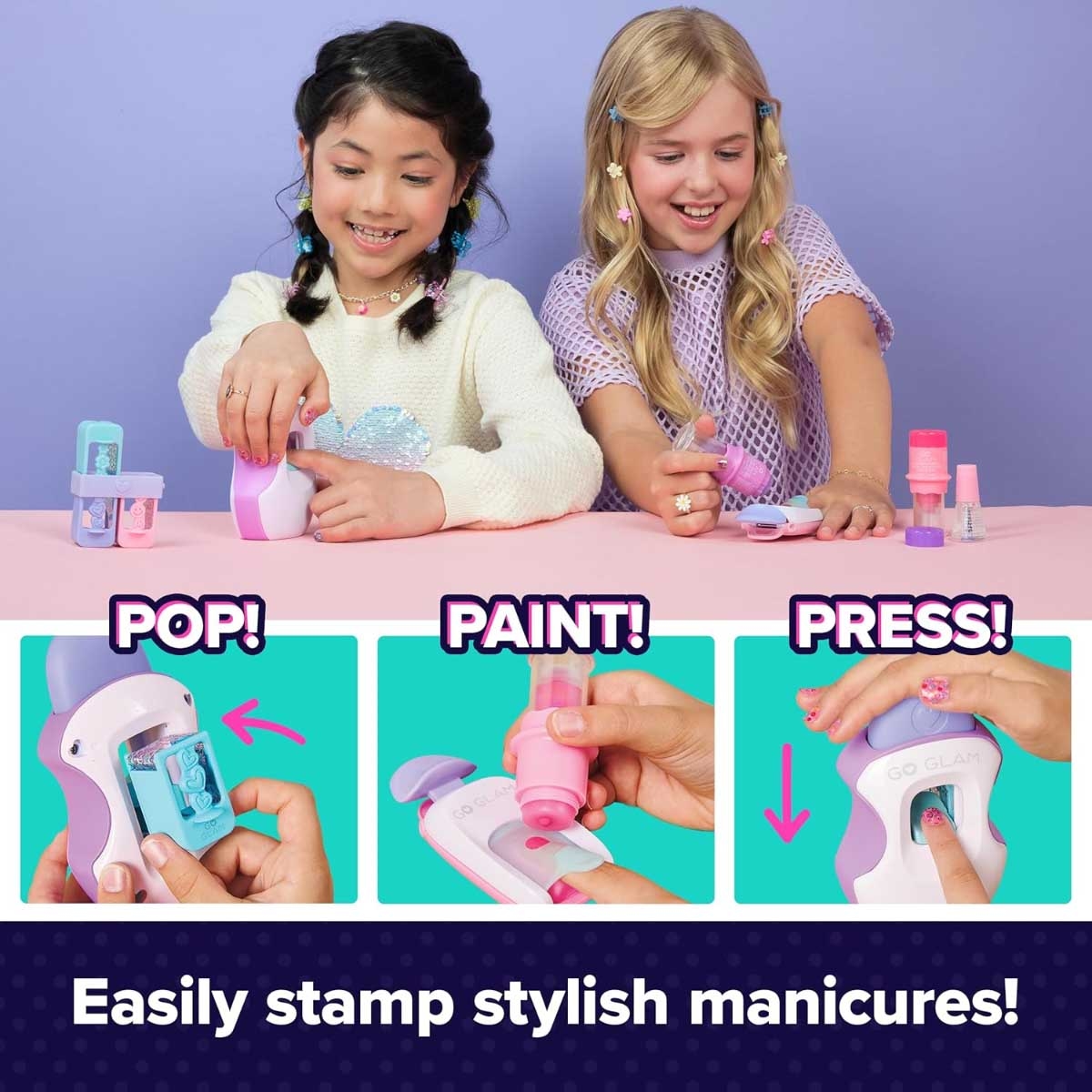 Cool Maker Go Glam Nail Studio Dress-Up Accessories Girls, 8-10 Years