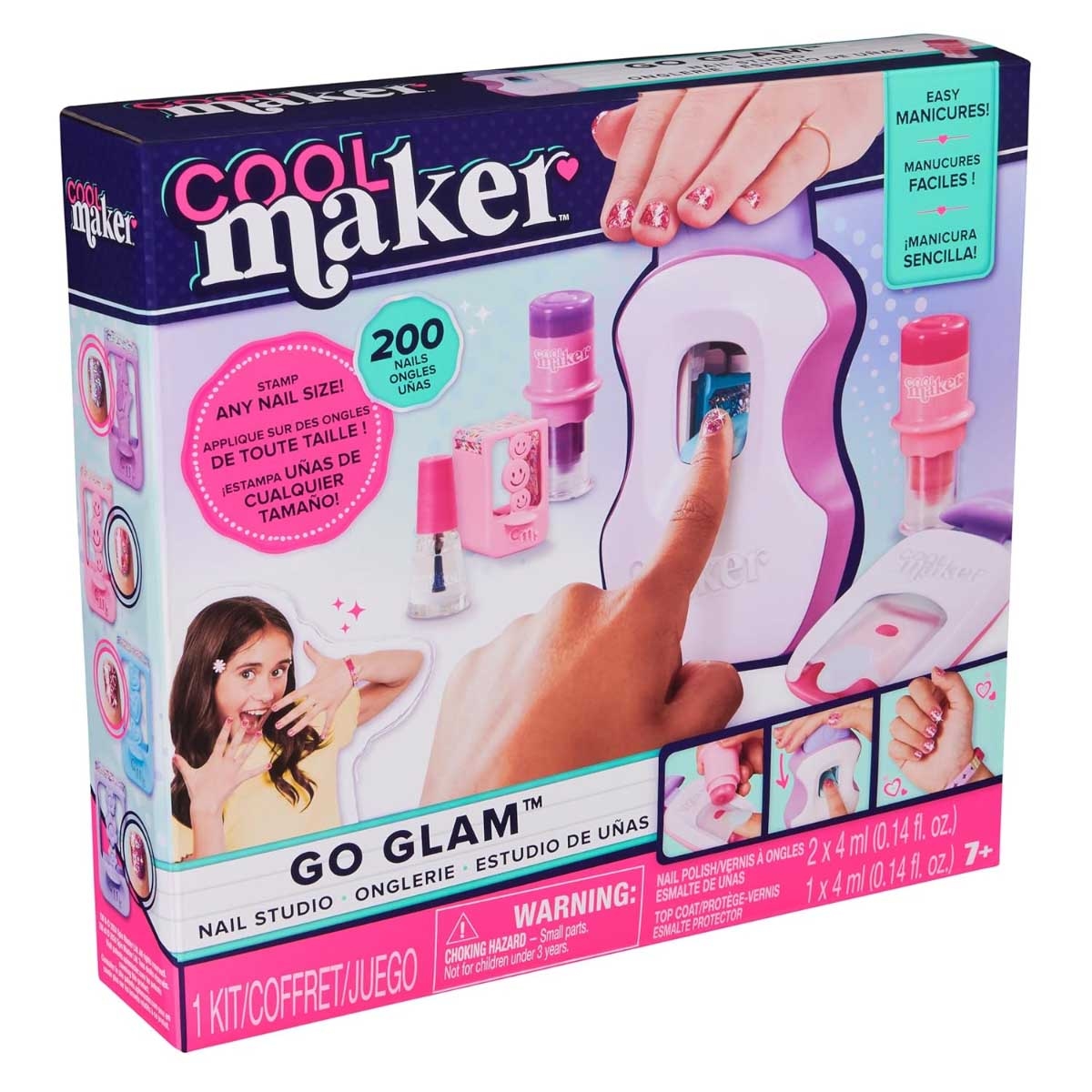 Cool Maker Go Glam Nail Studio Dress-Up Accessories Girls, 8-10 Years