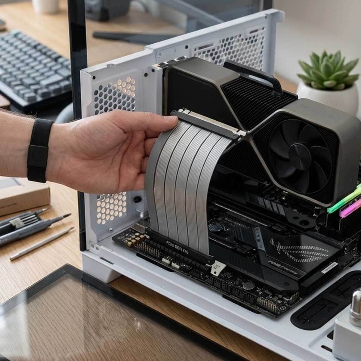 كولر ماستر كابل رايزر بي سي آي إكسبريس 5.0 × 16