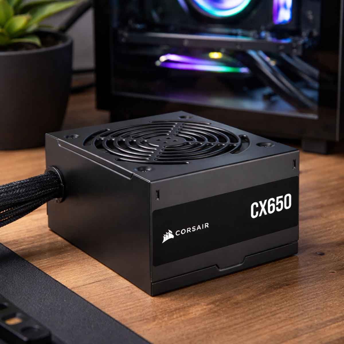Corsair CX650 80 Plus Bronze Non-Modular Low-Noise ATX Power Supply Unit