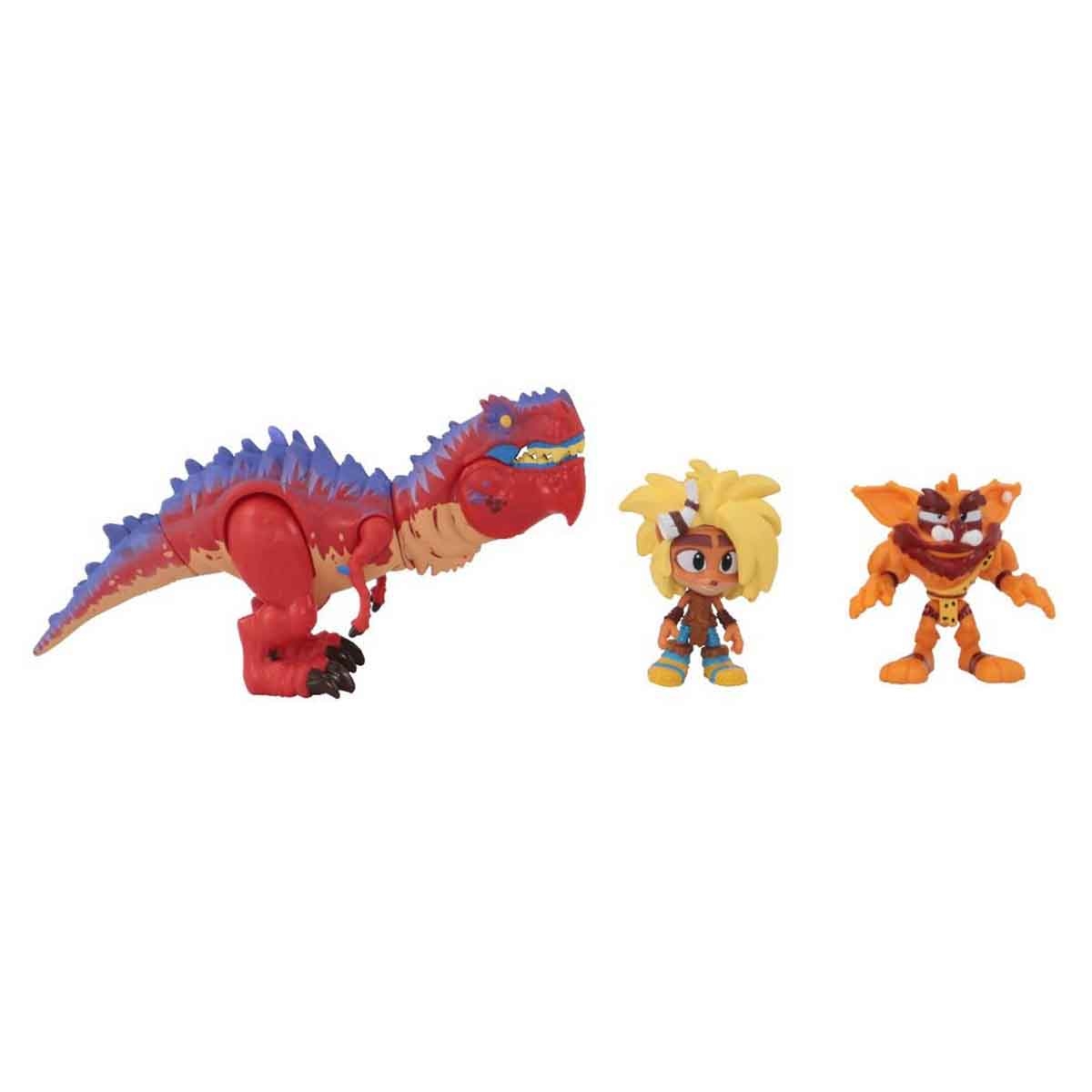 Crash Bandicoot Deluxe Dino Dash Diorama Figure Set Boys, 8-10 Years