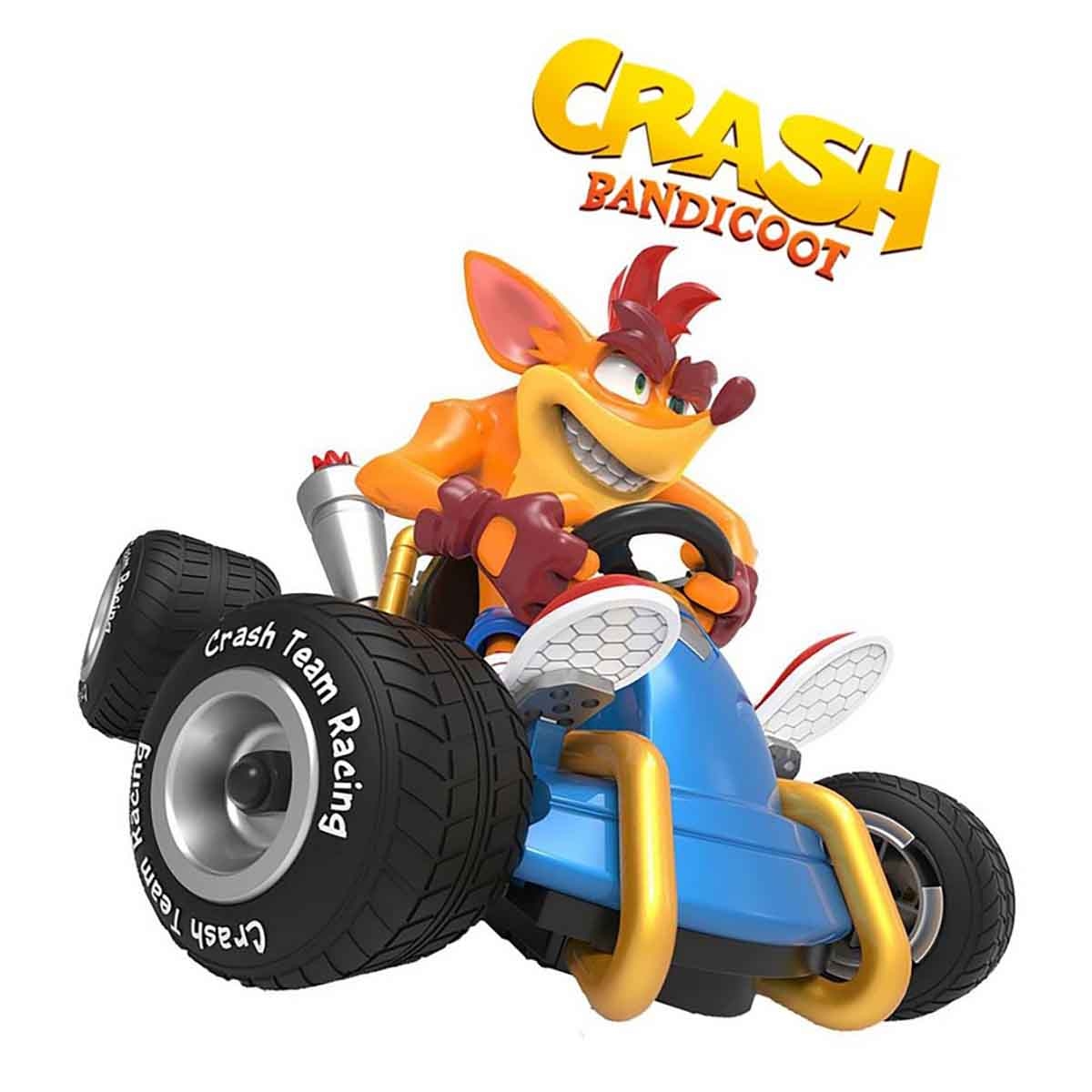 Crash Bandicoot Power Slide Drift Remote Control Kart Boys, 5-7 Years
