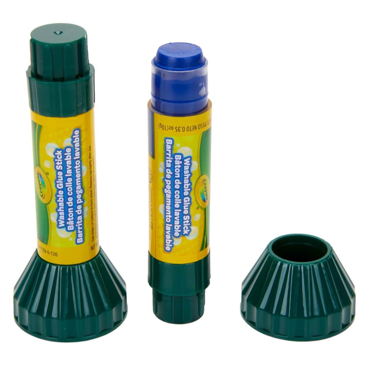 Crayola 0.35 oz. Washable Glue Sticks Unisex, 3-4 Years, Pack of 12