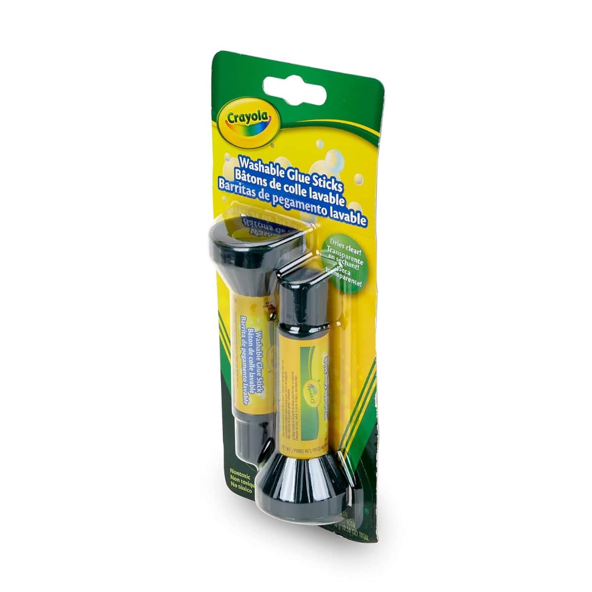 Crayola 0.58 oz. Washable Glue Sticks Unisex, 3-4 Years, Pack of 2