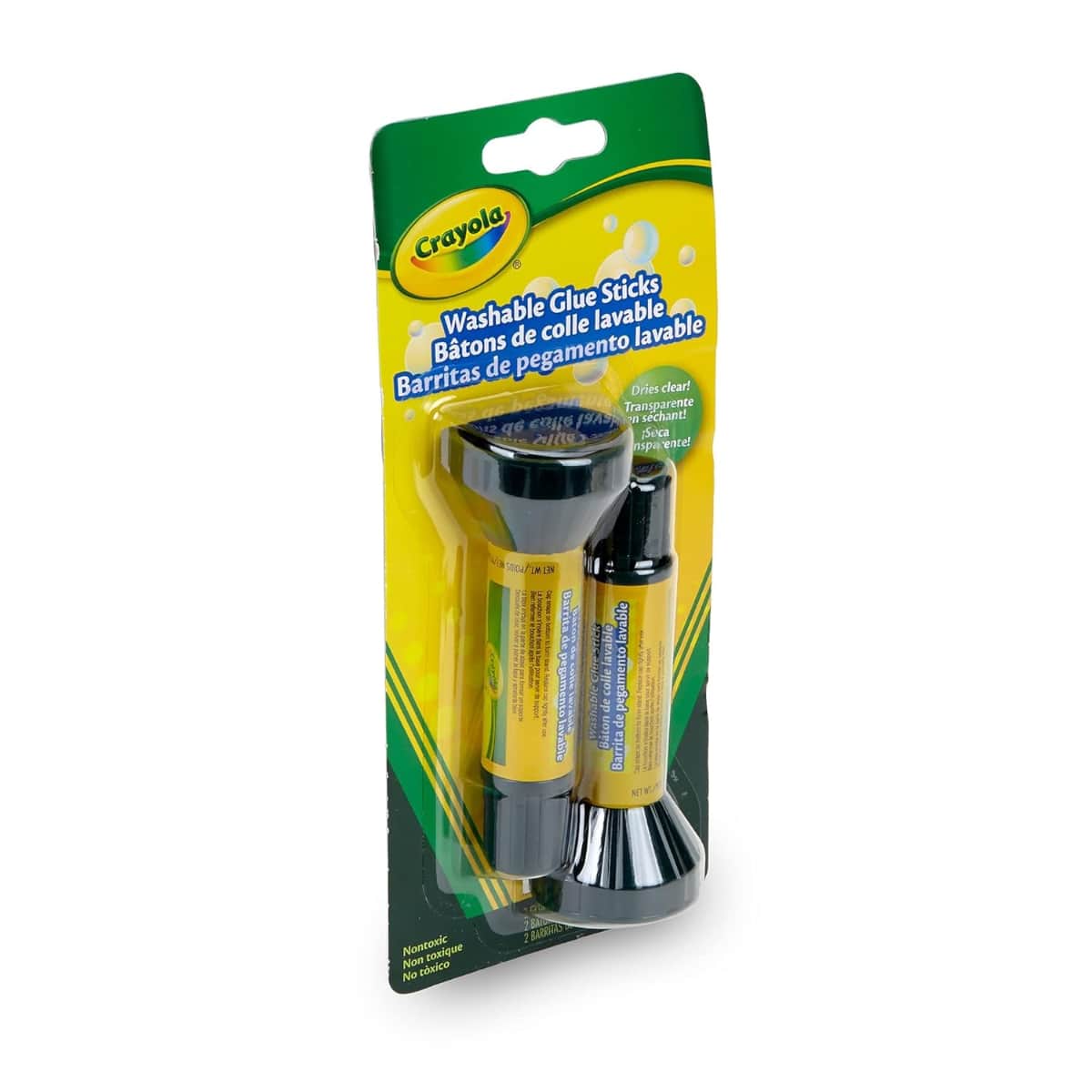 Crayola 0.58 oz. Washable Glue Sticks Unisex, 3-4 Years, Pack of 2