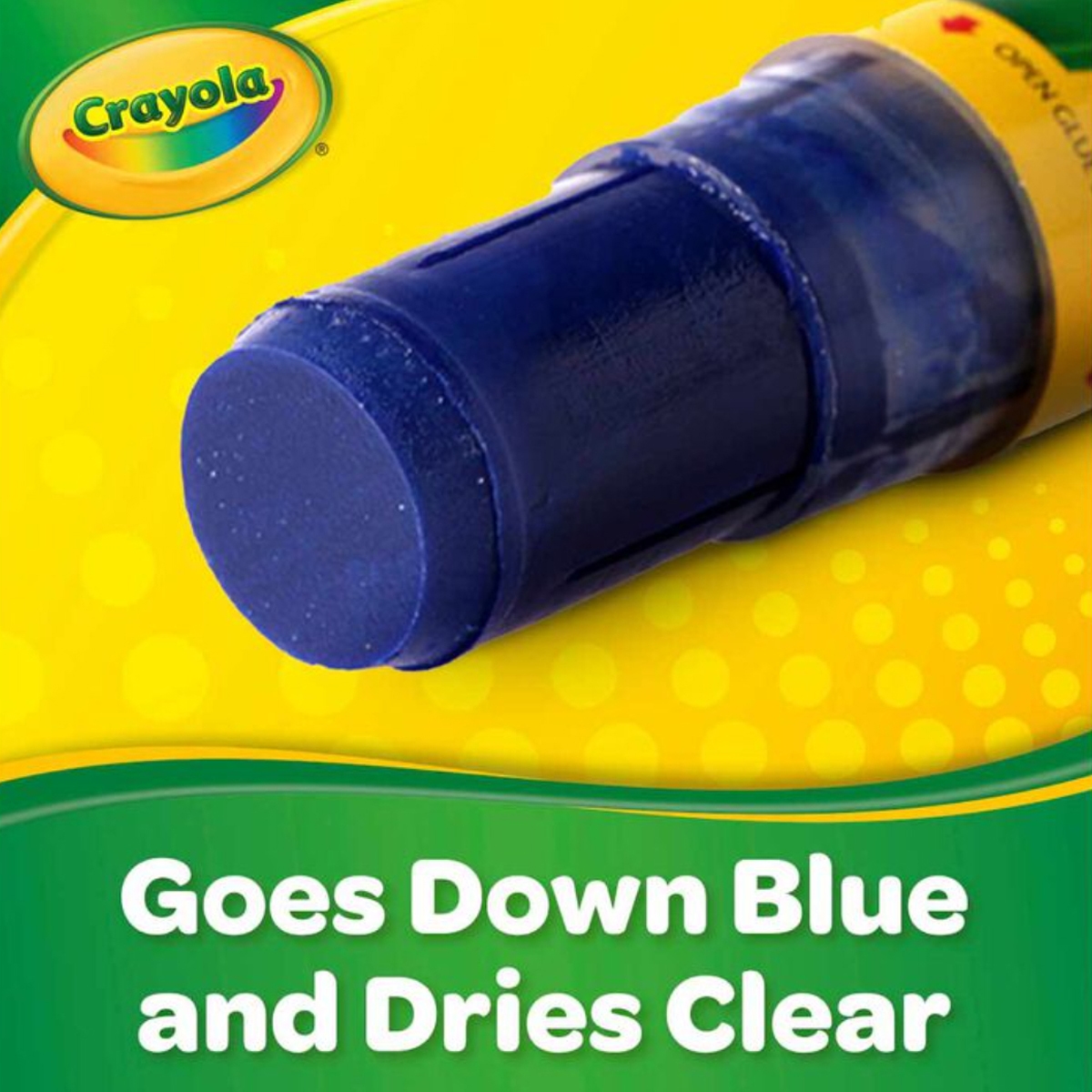 Crayola 0.88 oz. Washable Glue Sticks Unisex, 3-4 Years, Pack of 12