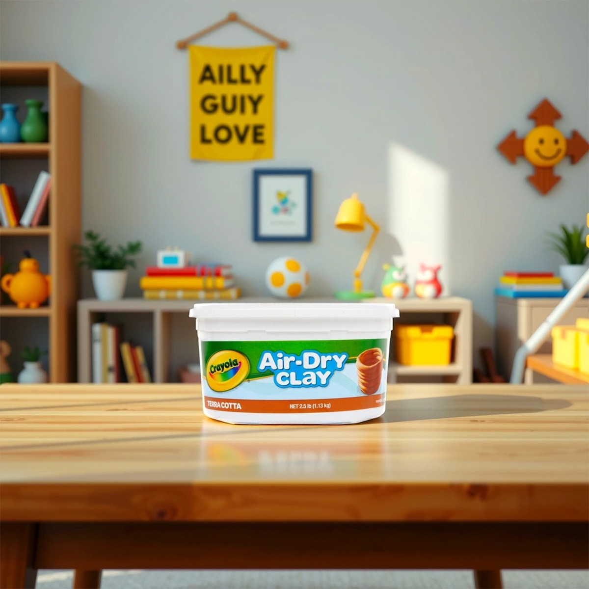 Crayola 1.13 kg Air Dry Terra Cotta Modeling Clay Unisex, 5-7 Years