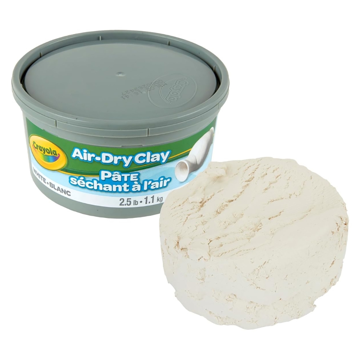 كرايولا صلصال جاف أبيض 1.13 كغم للجنسين، 5-7 سنوات