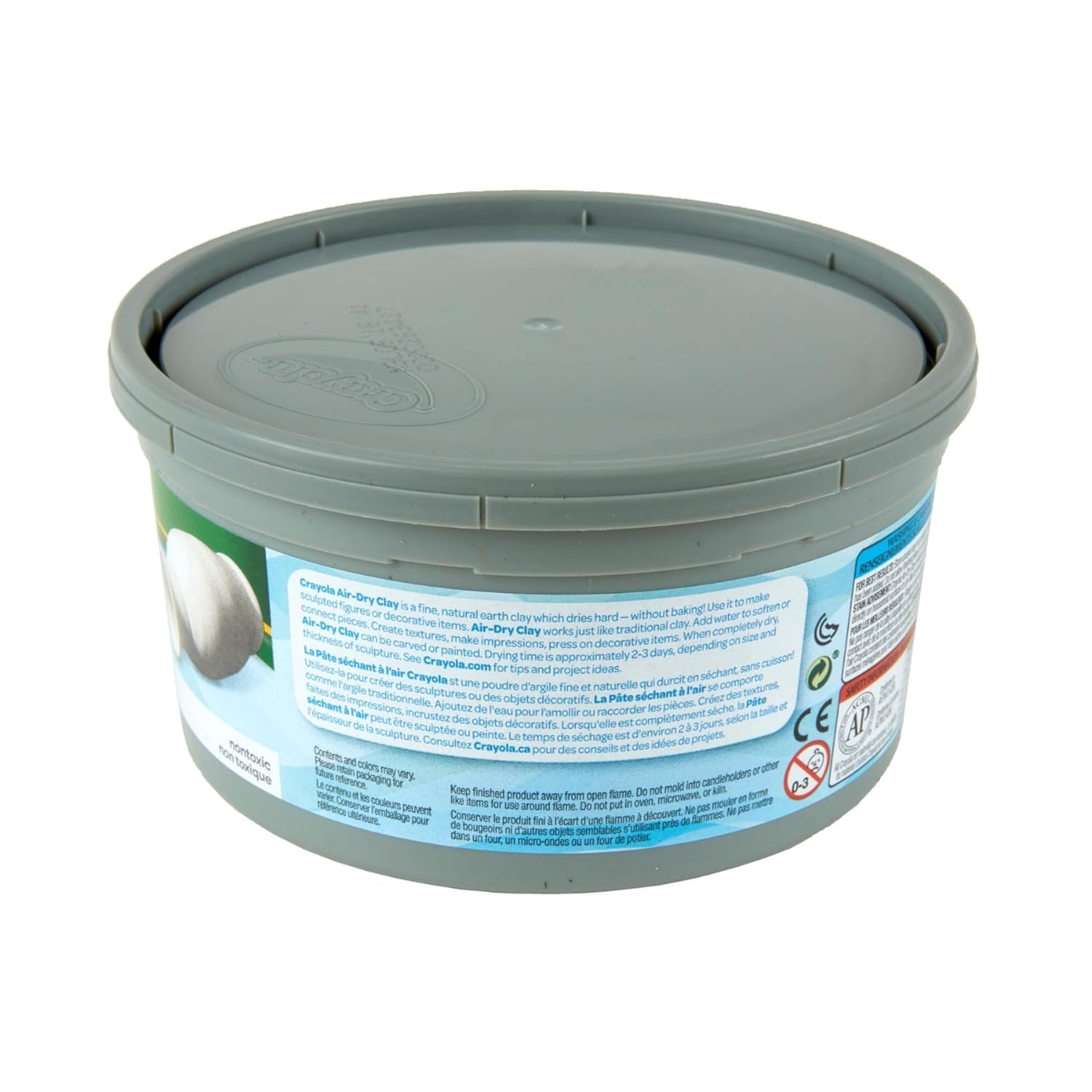 كرايولا صلصال جاف أبيض 1.13 كغم للجنسين، 5-7 سنوات