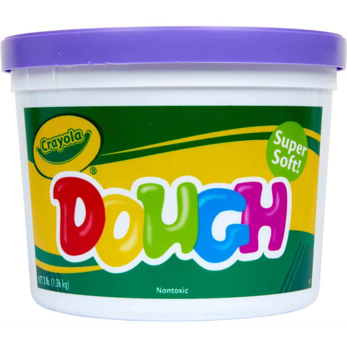 Crayola 1.36 kg Super Soft Assorted Dough Bucket Unisex, 3-4 Years, Pack of 6