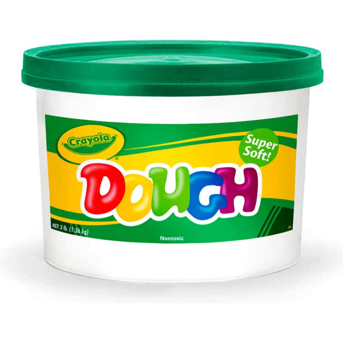 Crayola 1.36 kg Super Soft Assorted Dough Bucket Unisex, 3-4 Years, Pack of 6