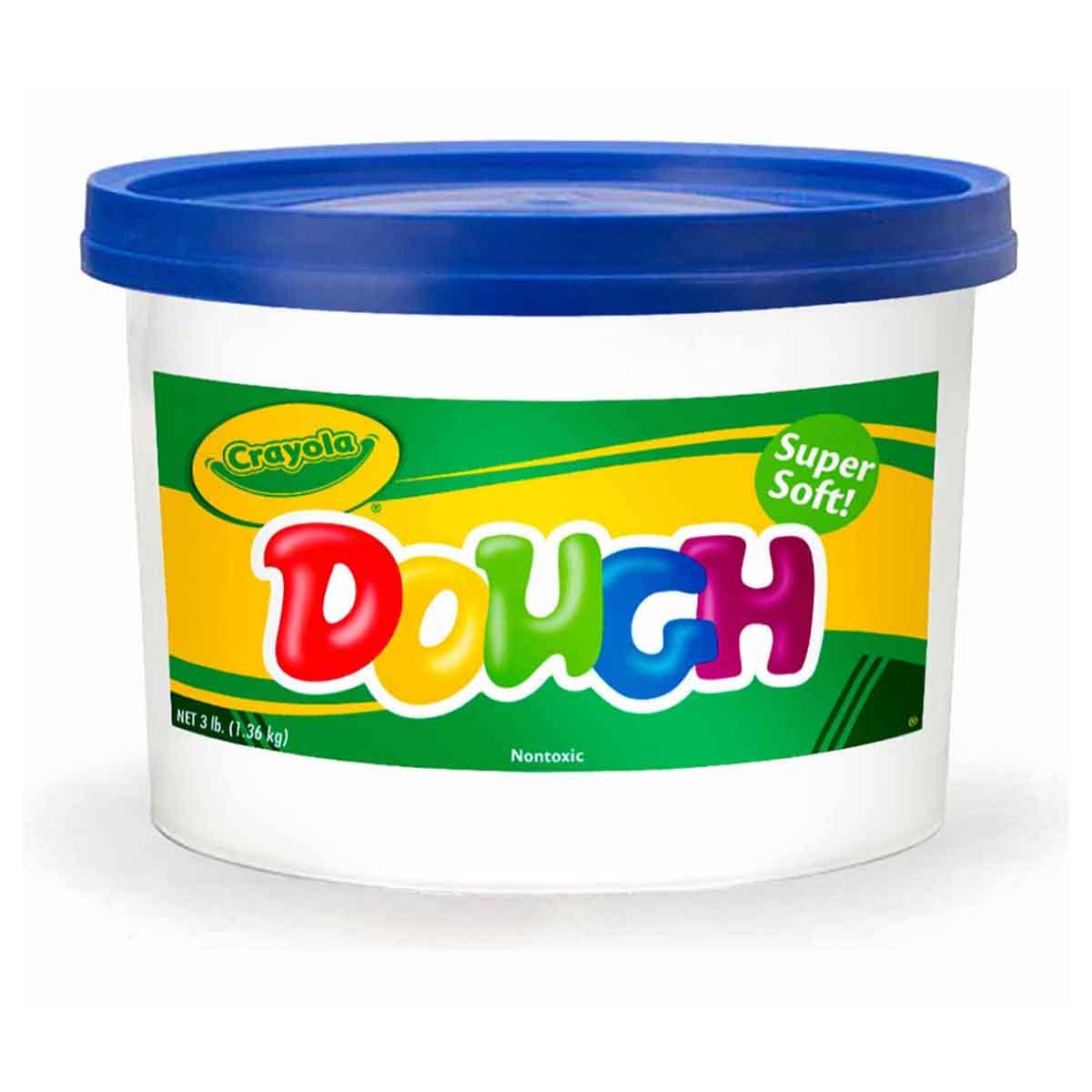 Crayola 1.36 kg Super Soft Blue Dough Bucket Unisex, 3-4 Years