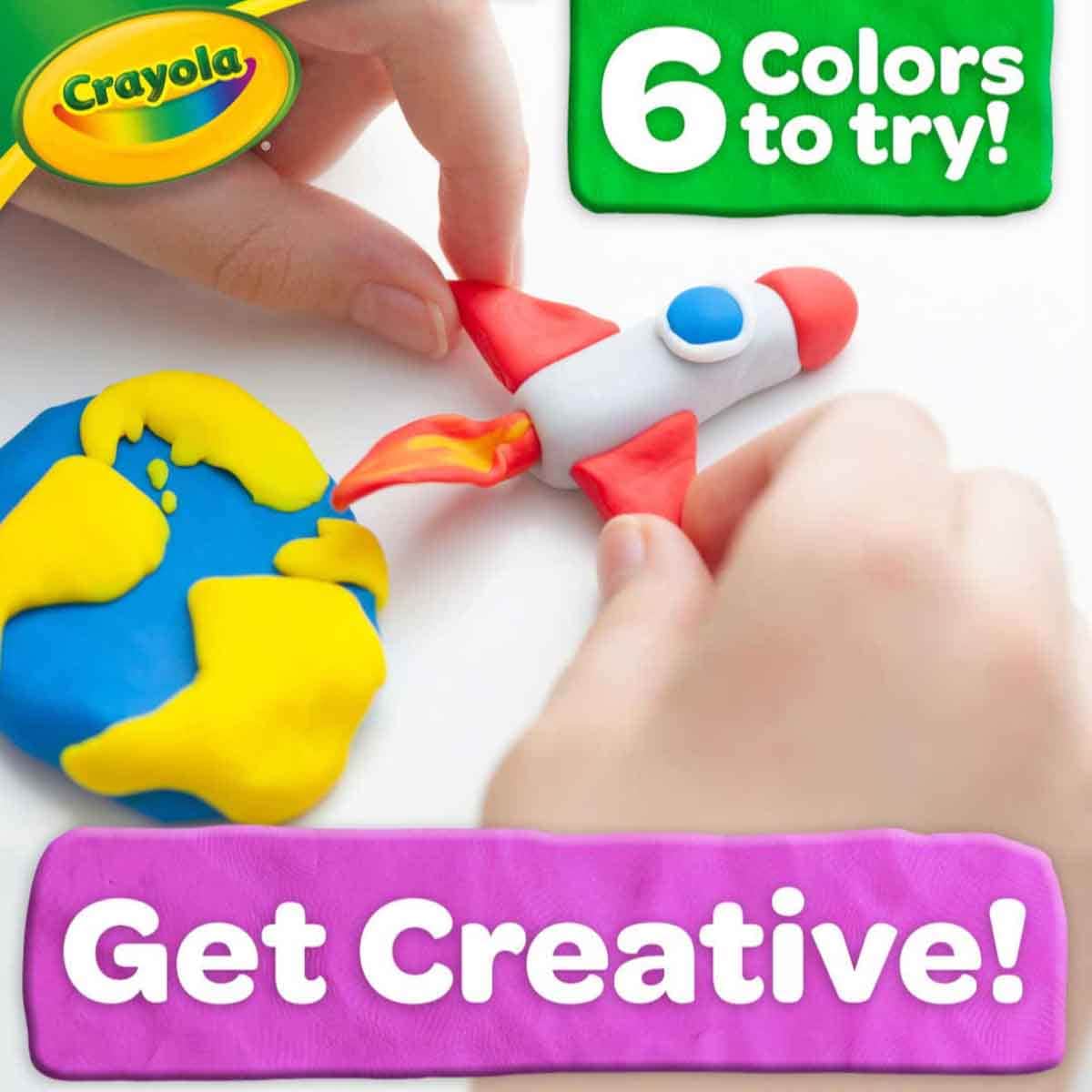 Crayola 1.36 kg Super Soft Orange Dough Bucket Unisex, 3-4 Years