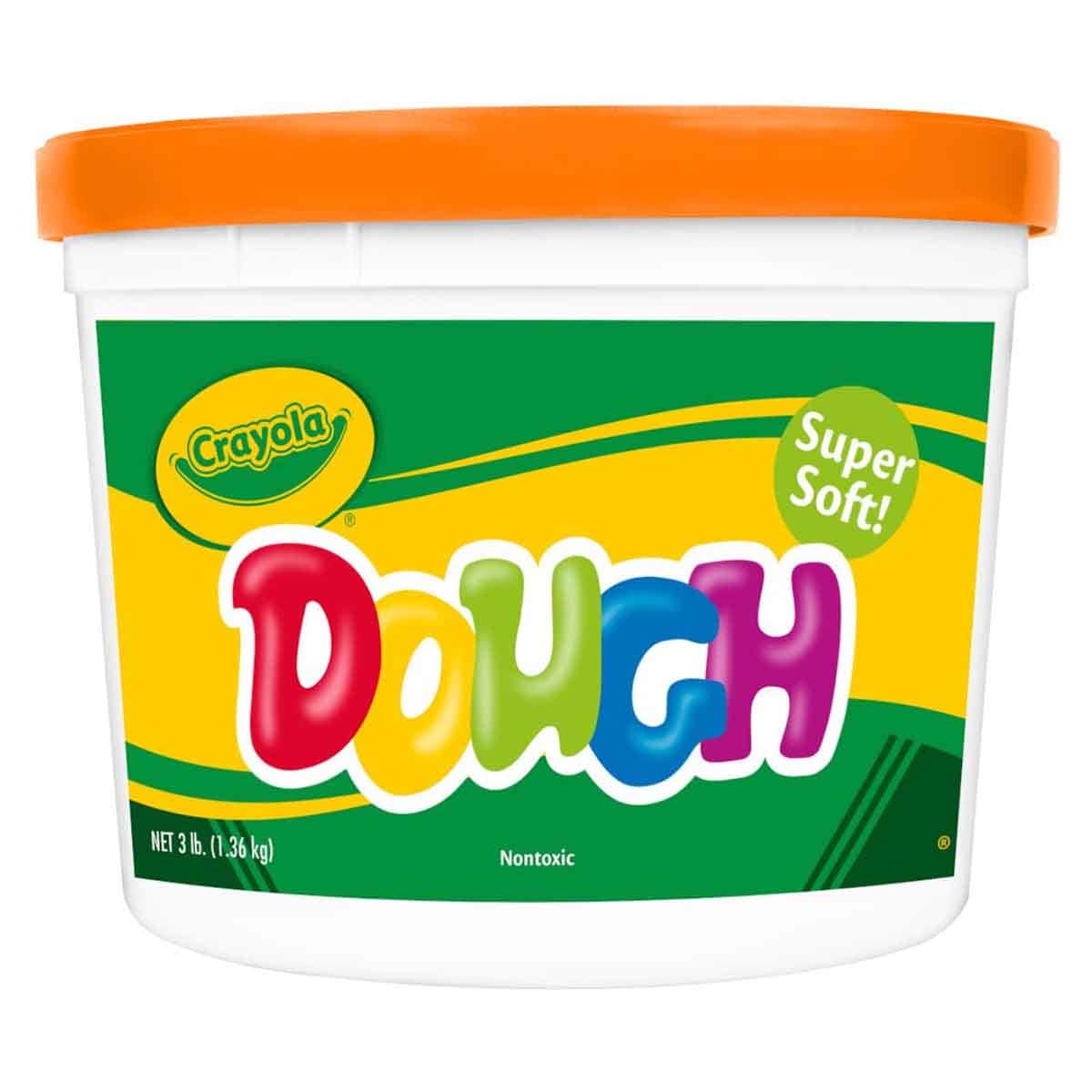 Crayola 1.36 kg Super Soft Orange Dough Bucket Unisex, 3-4 Years