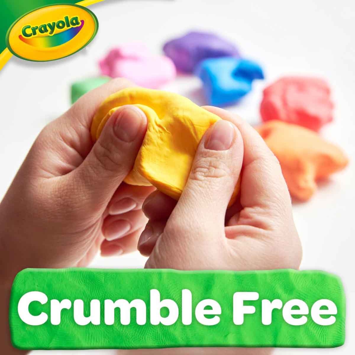 كرايولا دلو معجون فائق النعومة بلون برتقالي بوزن 1.36 كغ للجنسين، من عمر 3 إلى 4 سنوات