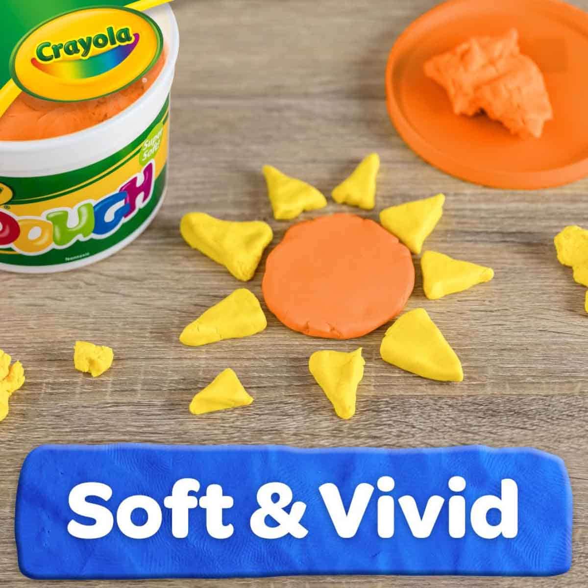 Crayola 1.36 kg Super Soft Orange Dough Bucket Unisex, 3-4 Years