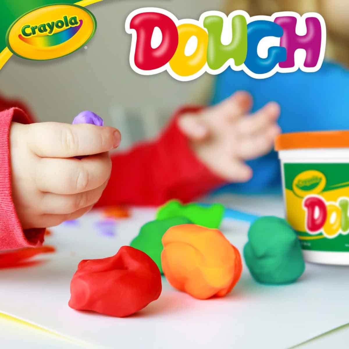Crayola 1.36 kg Super Soft Orange Dough Bucket Unisex, 3-4 Years