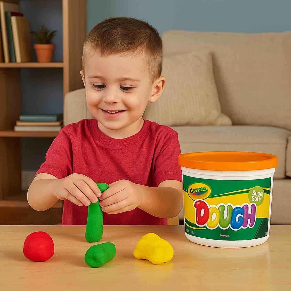 Crayola 1.36 kg Super Soft Orange Dough Bucket Unisex, 3-4 Years