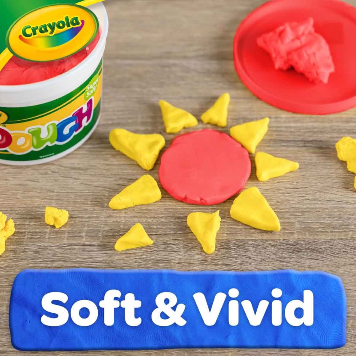 Crayola 1.36 kg Super Soft Orange Dough Bucket Unisex, 3-4 Years