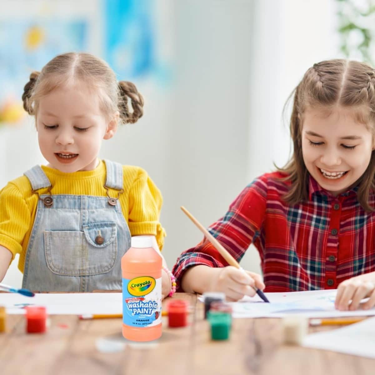 Crayola 16 oz. Non-Toxic Brown Washable Paint Unisex, 3-4 Years