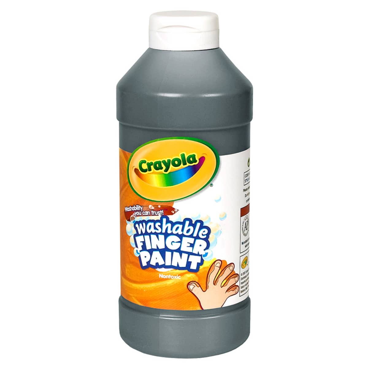 Crayola 16 oz. Washable Black Finger Paint Unisex, 3-4 Years