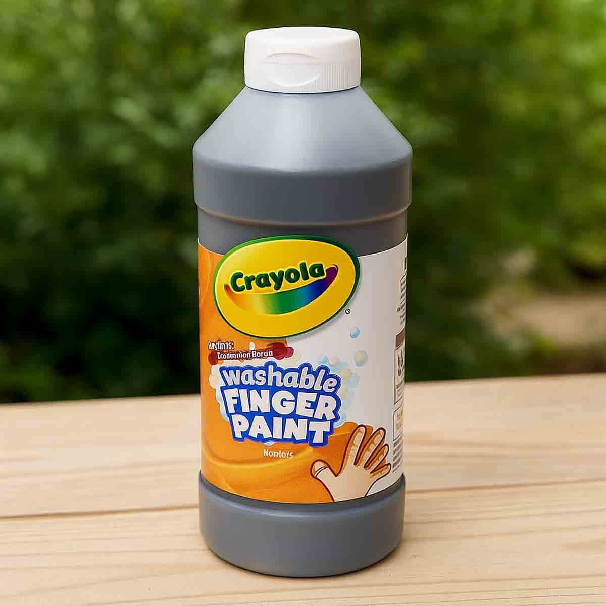 Crayola 16 oz. Washable Brown Finger Paint Unisex, 3-4 Years