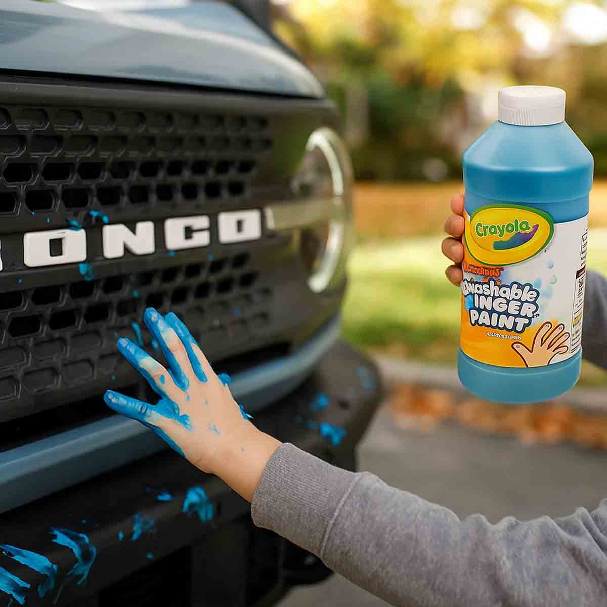 كرايولا طلاء أصابع قابل للغسل بلون بني بحجم 16 أونصة للجنسين، من عمر 3 إلى 4 سنوات، مجموعة من 12