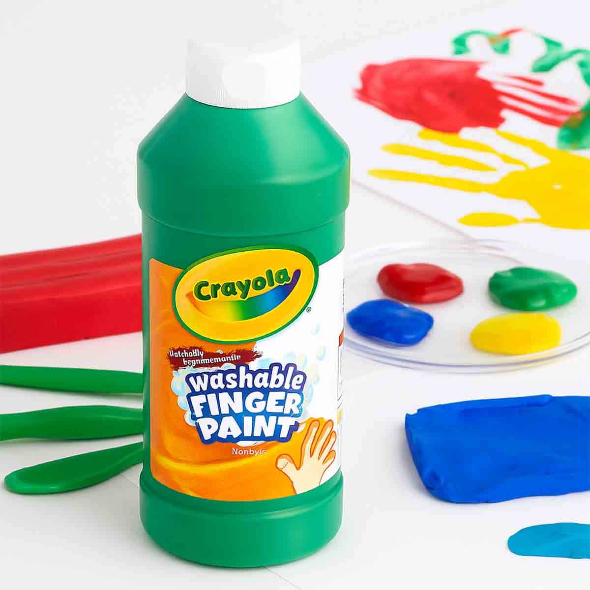 Crayola 16 oz. Washable Brown Finger Paint Unisex, 3-4 Years