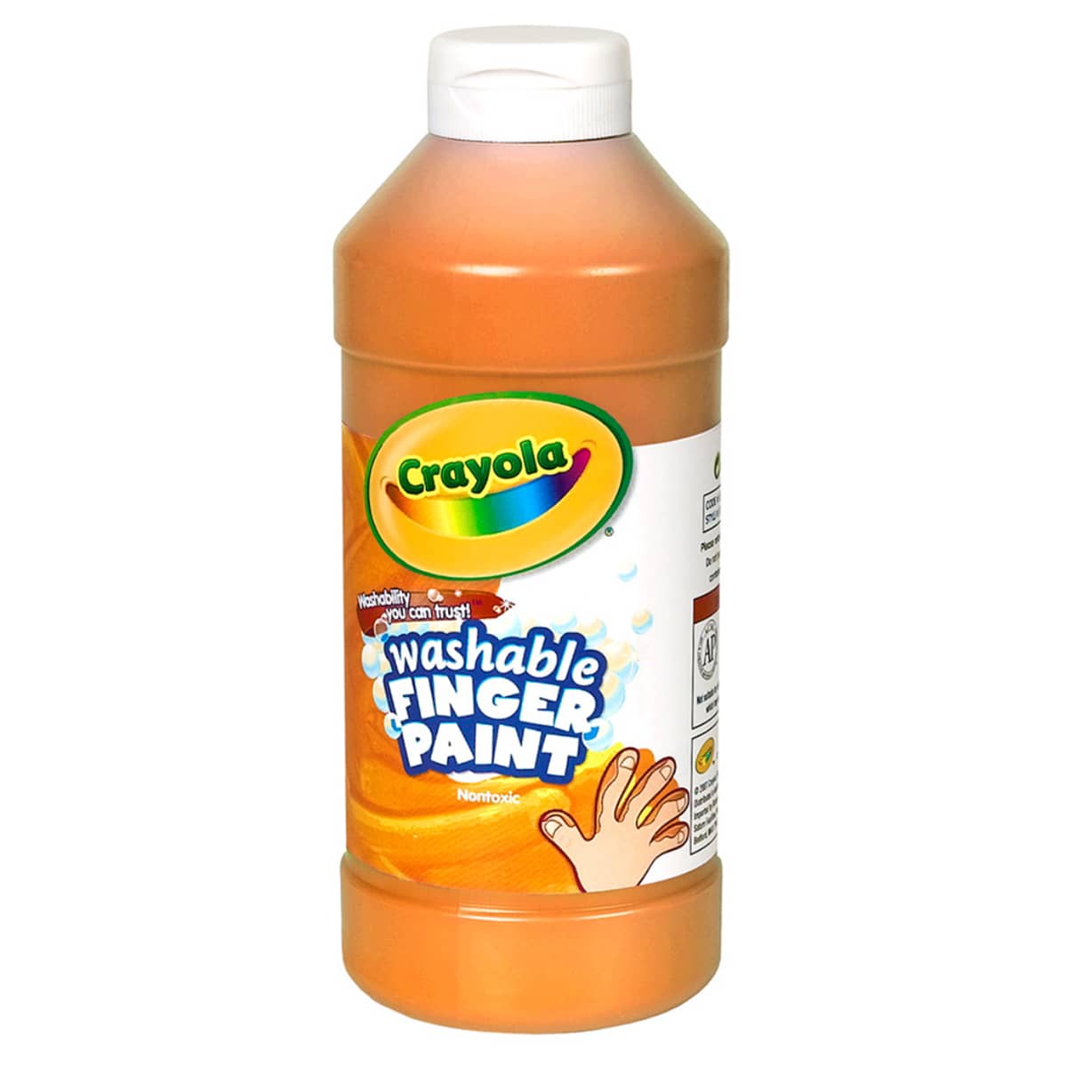 Crayola 16 oz. Washable Orange Finger Paint Unisex, 3-4 Years
