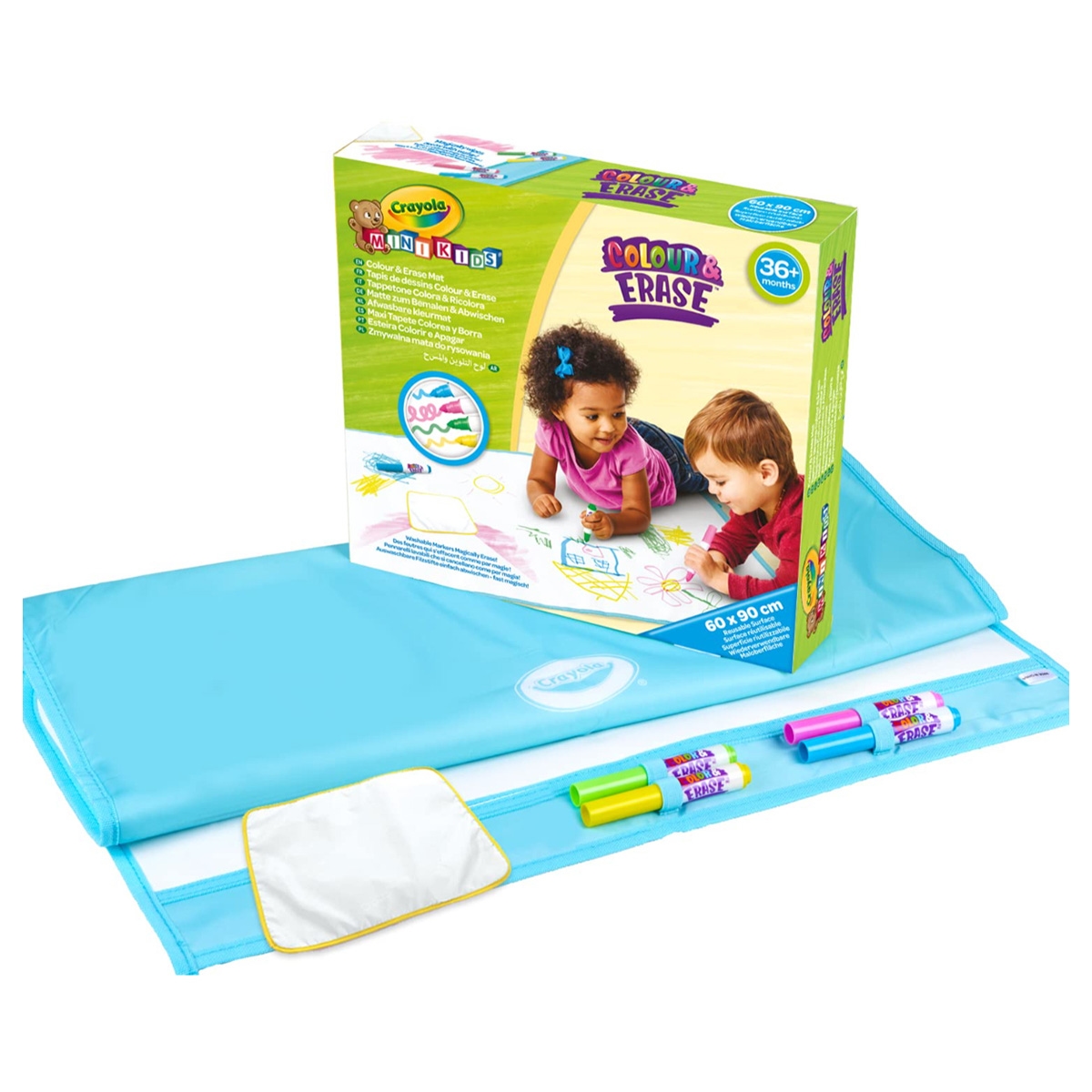 Crayola 24″ x 35″ Color Pop! Color and Erase Mat Unisex, 3-4 Years