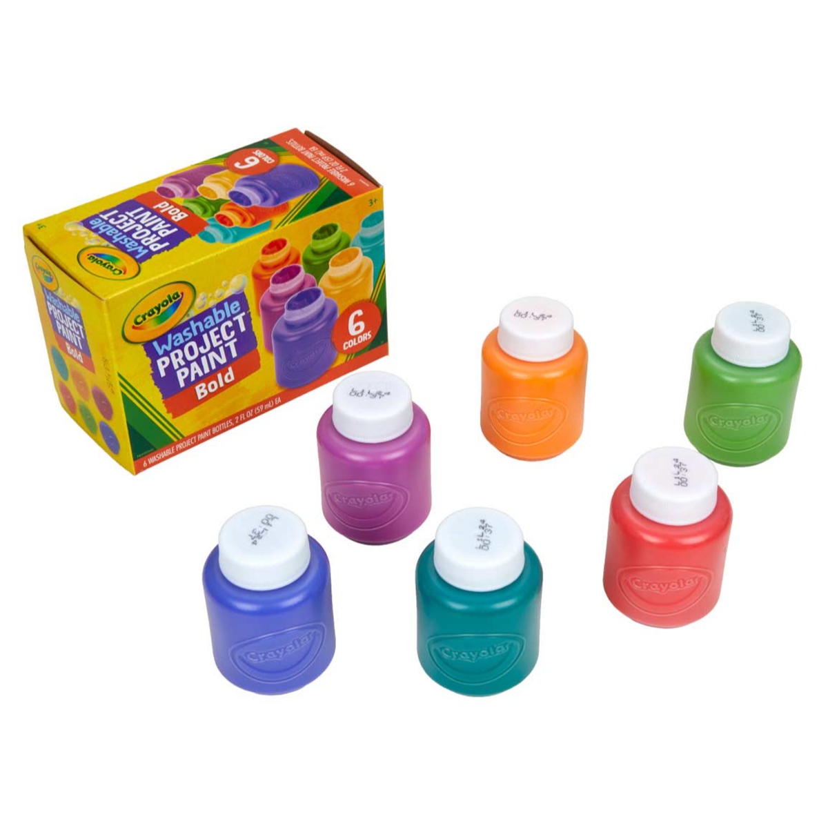 Crayola 2 oz. Bold Washable Project Paint Unisex, 3-4 Years, Pack of 6