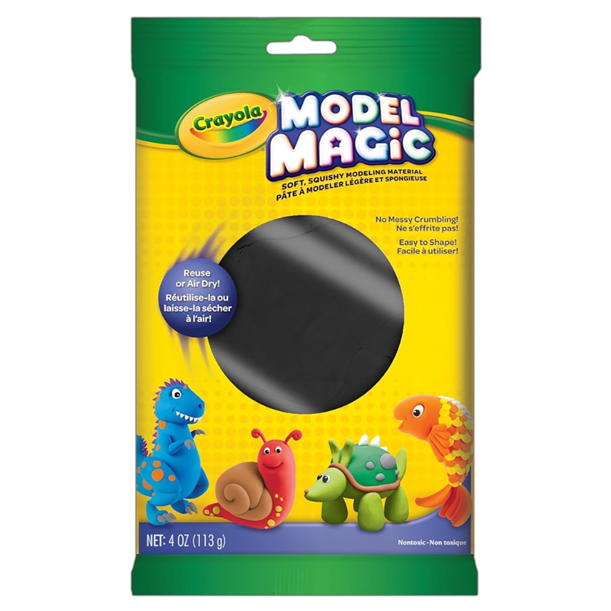 Crayola 4 oz. Model Magic Black Modeling Clay Unisex, 3-4 Years