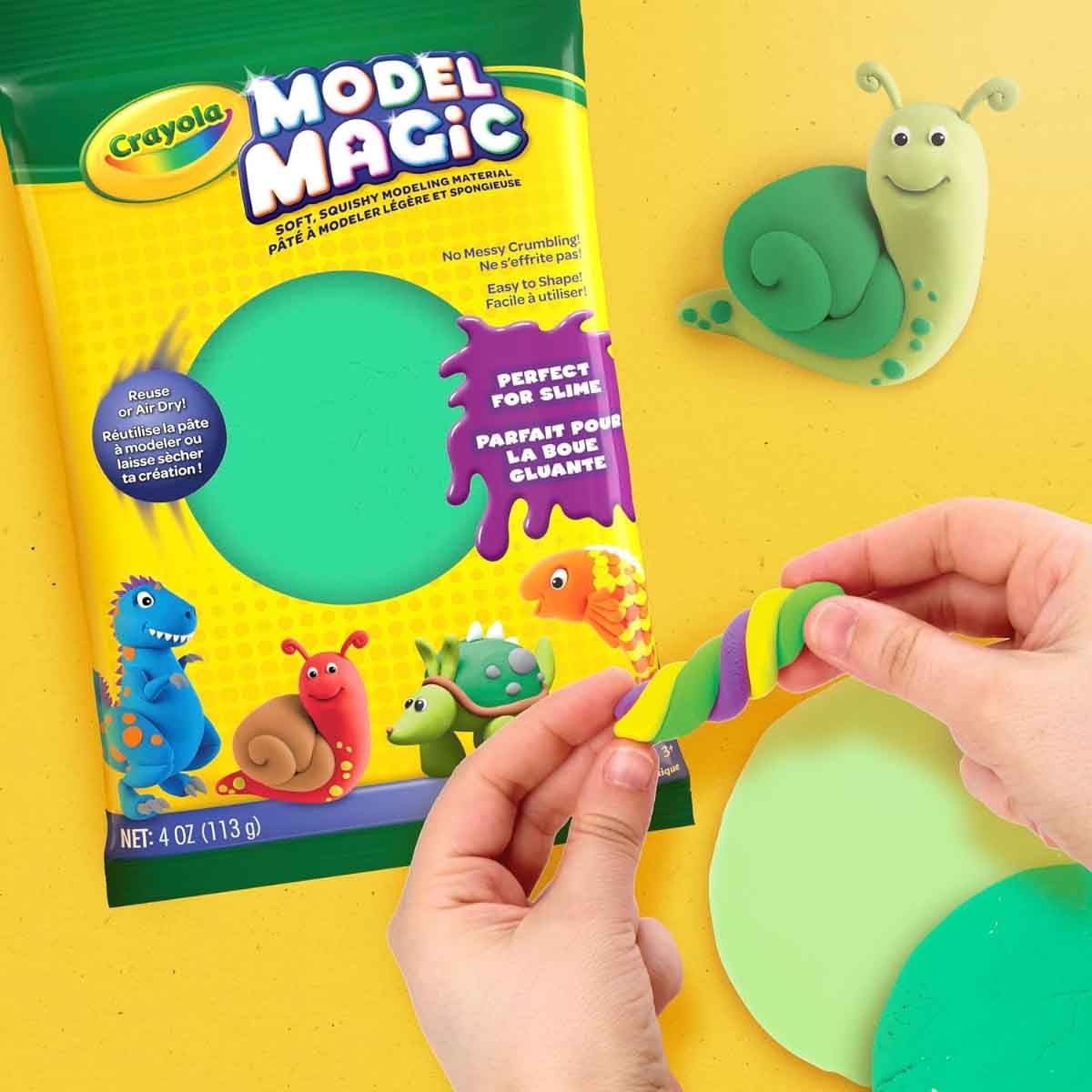 كرايولا طين تشكيل موديل ماجيك بلون بنفسجي بحجم 4 أونصات للجنسين، من عمر 3 إلى 4 سنوات