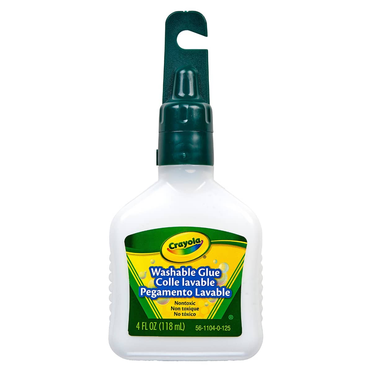 Crayola 4 oz. Washable No-Run School Glue Unisex, 3-4 Years