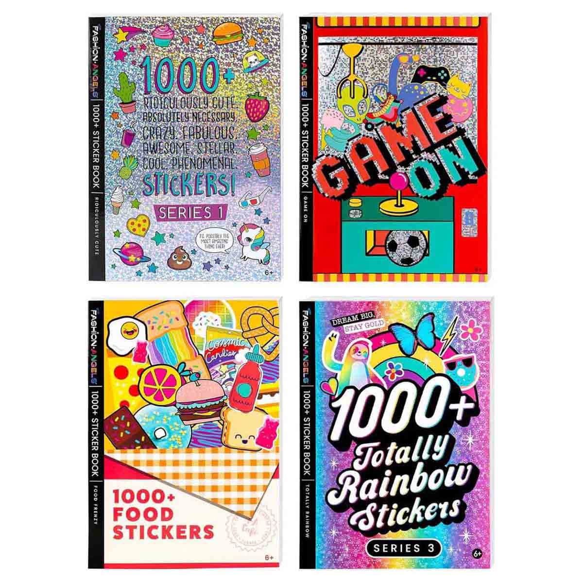 Crayola 4-Piece Assorted Sticker Book Set Unisex, 6-8 Years