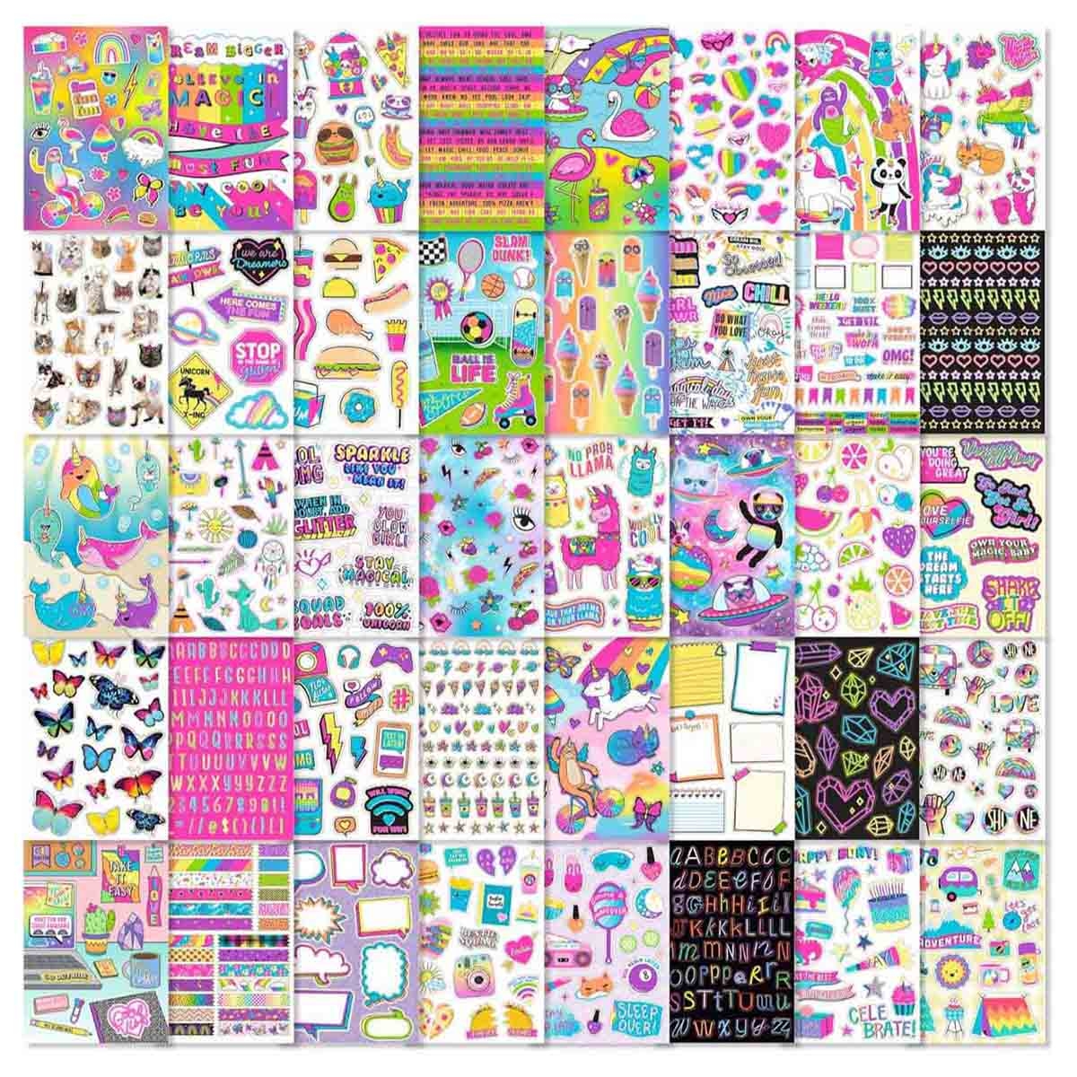 مجموعة كتب ملصقات متنوعة من كرايولا، 4 قطع، للجنسين، من 6 إلى 8 سنوات