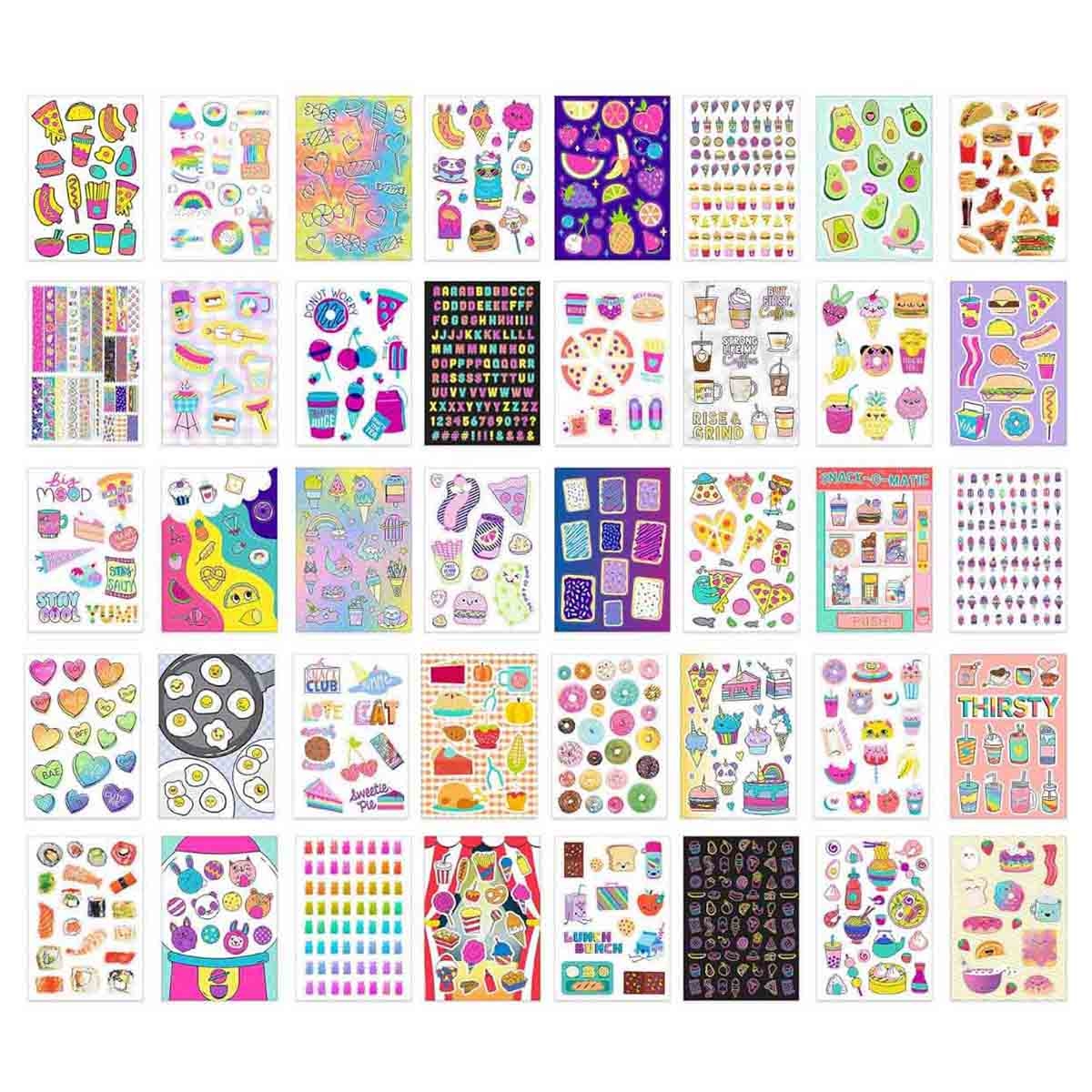 مجموعة كتب ملصقات متنوعة من كرايولا، 4 قطع، للجنسين، من 6 إلى 8 سنوات