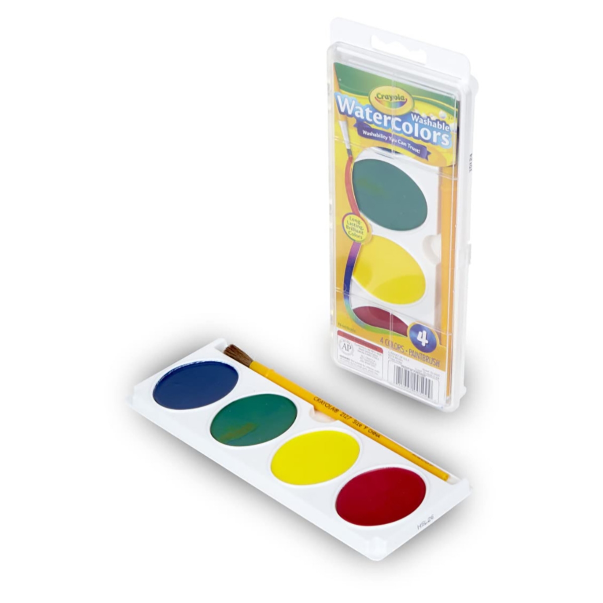 Crayola 4-Shades Jumbo Washable Watercolours Unisex, 3-4 Years