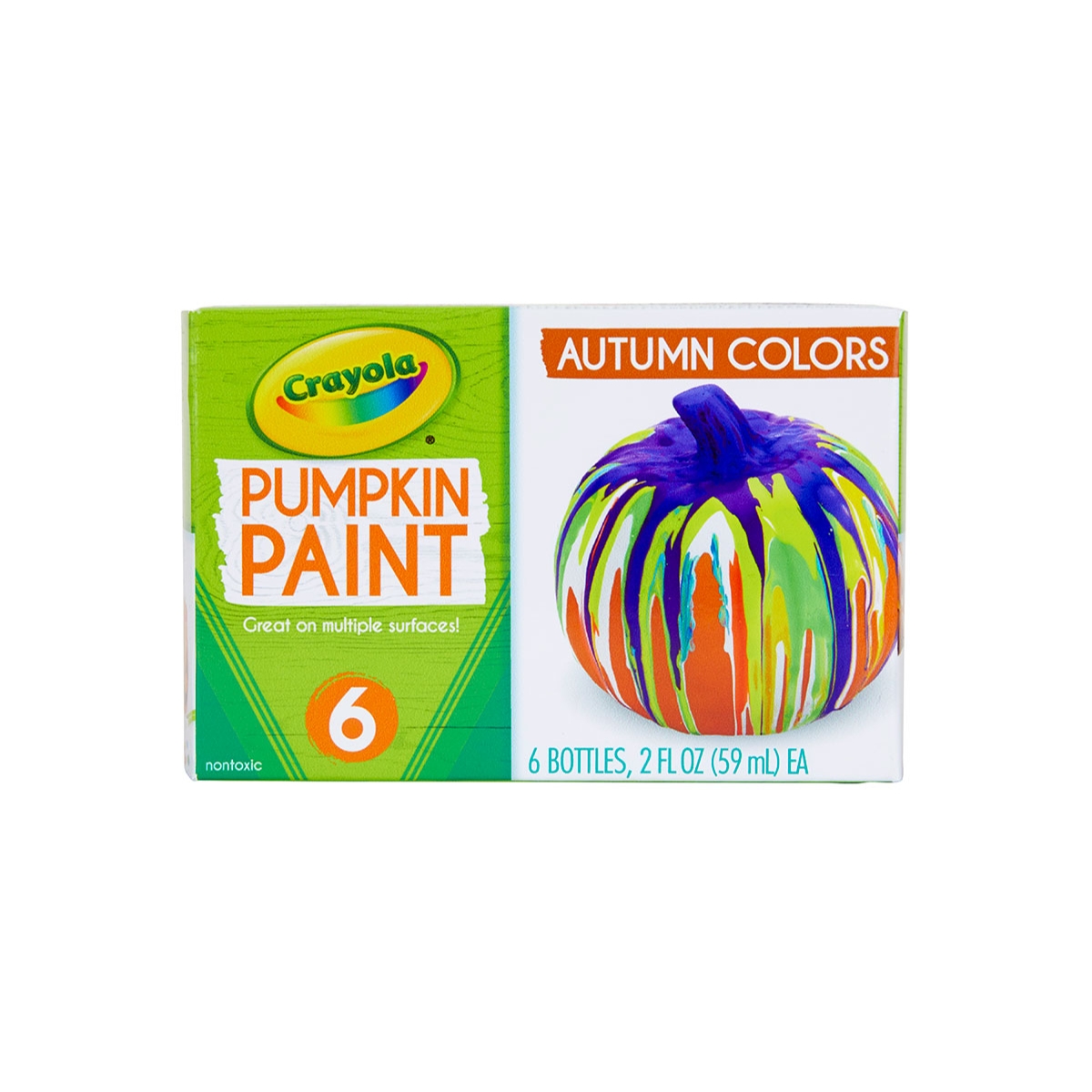 Crayola Acrylic Pumpkin Paint Set Unisex, 5-7 Years, Pack of 6