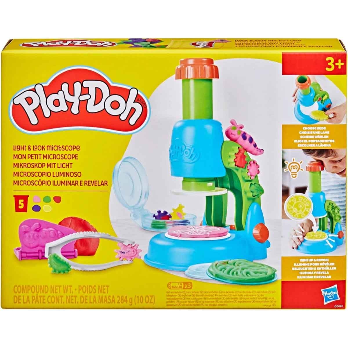 Crayola Air Dry Clay & Scribble Scrubbie Boutique with Miraculous Macarons, Ily 3D Sticker Maker & Play-Doh Microscope Bundle Pack Unisex, 5-7 Years