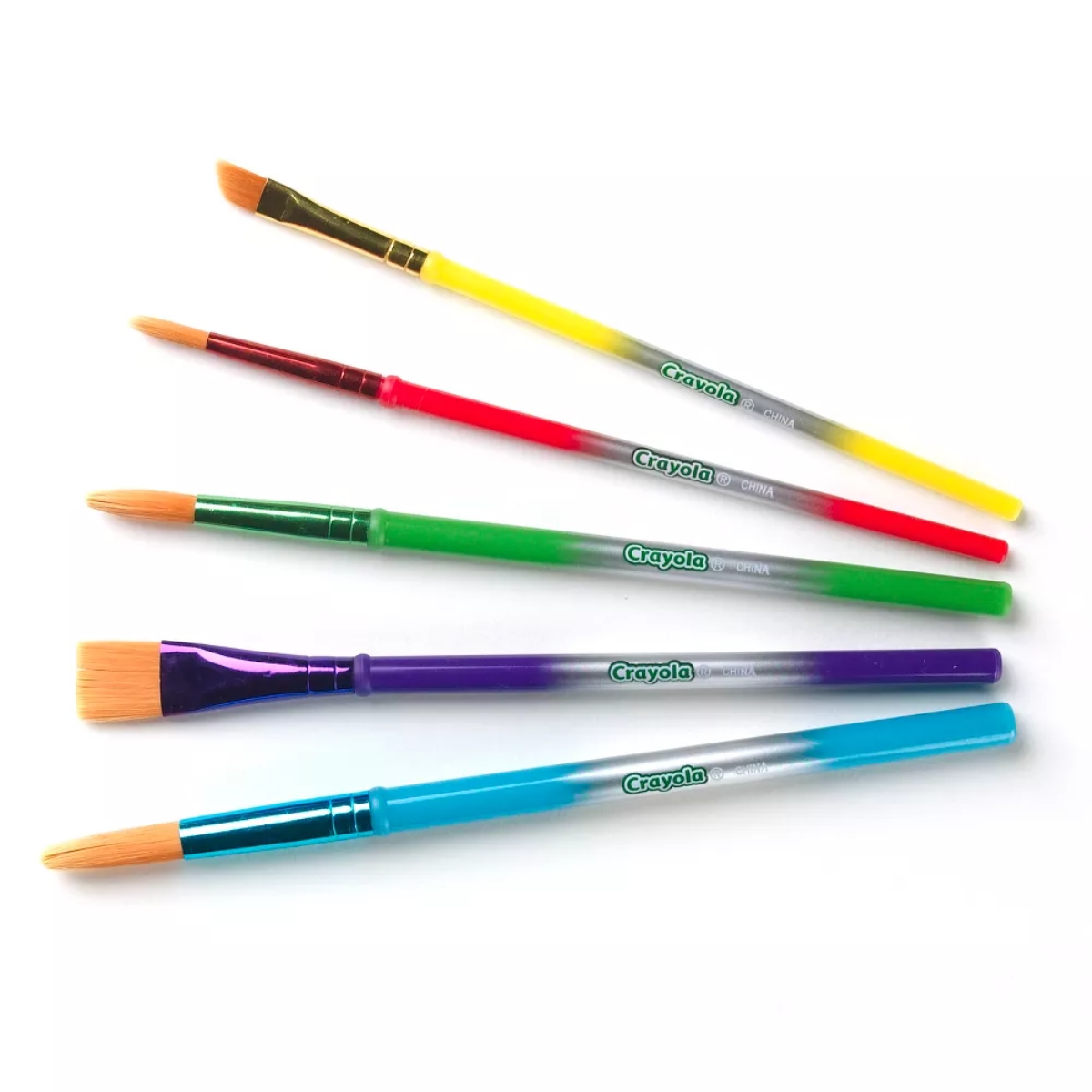 Crayola Art and Craft Brush Set Unisex, 3-4 Years, Pack of 5